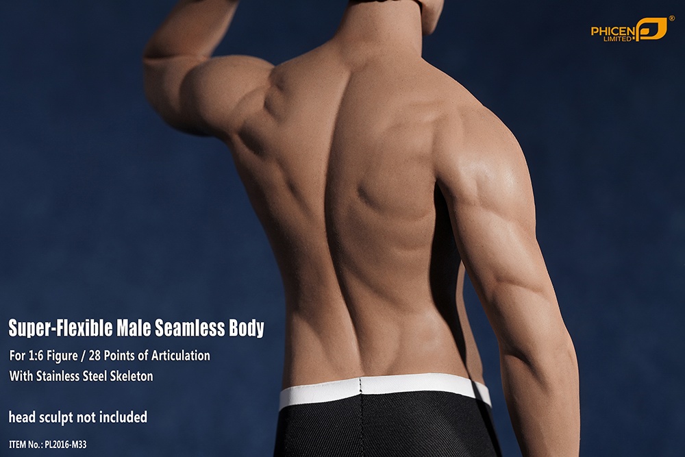 TBLeague PL2016-M33 male super flexible seamless body with metal skeleton