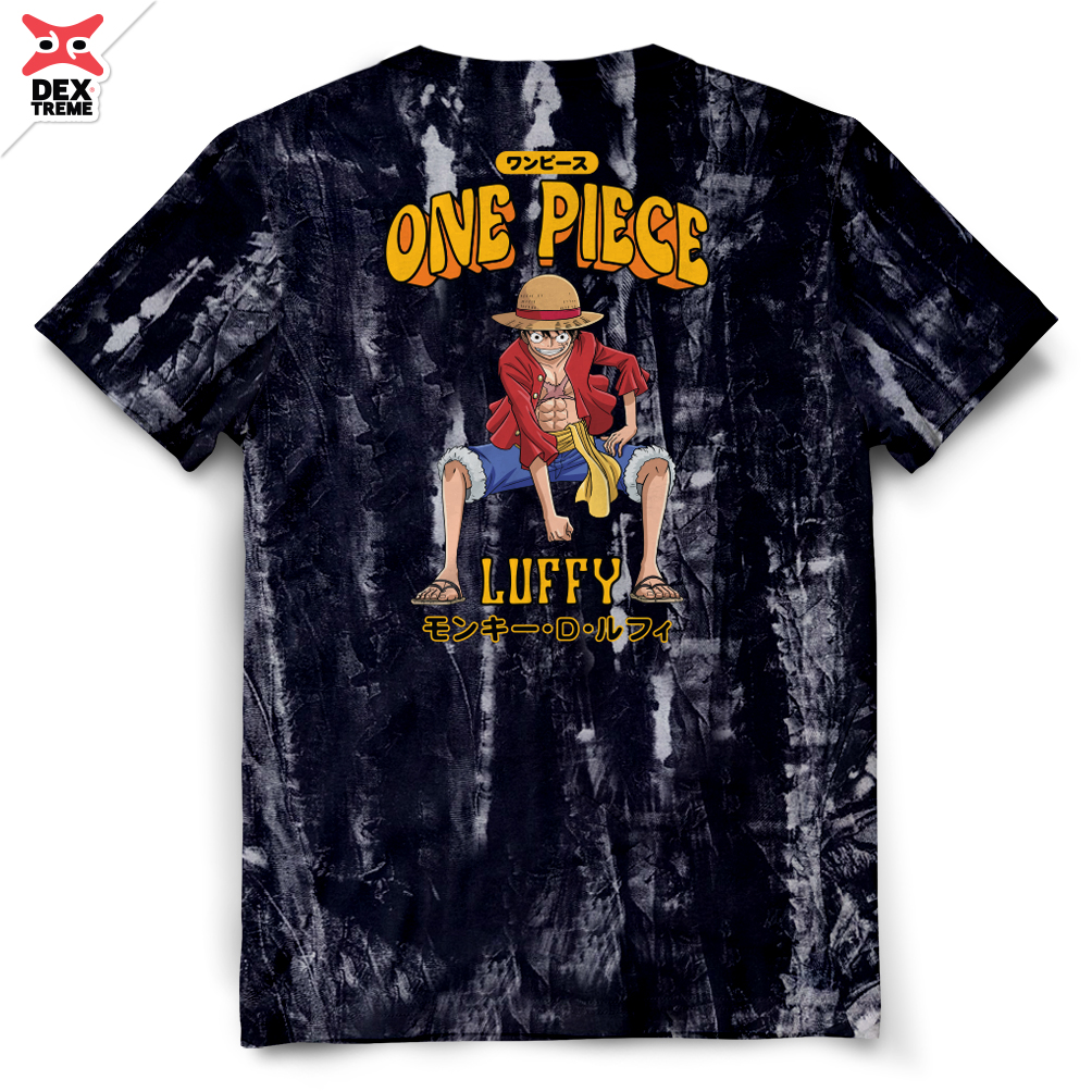 เสื้อวันพีซ Tees OP Luffy ผ้ามัดย้อม