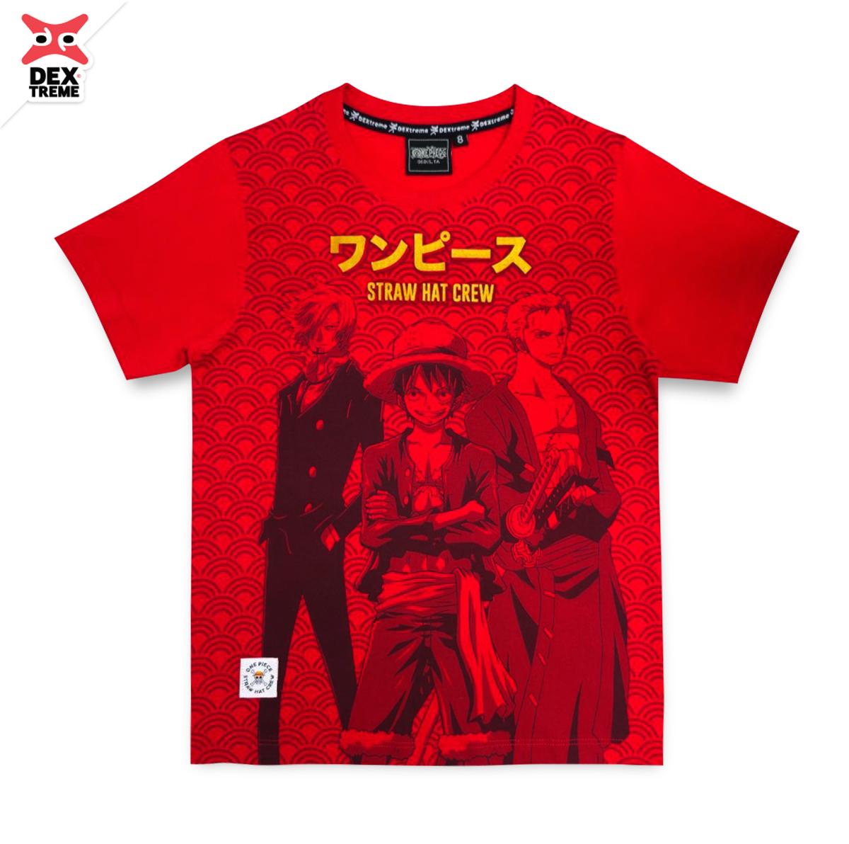 เสื้อยืดเด็กวันพีช One Piece Luffy Zoro Sanji