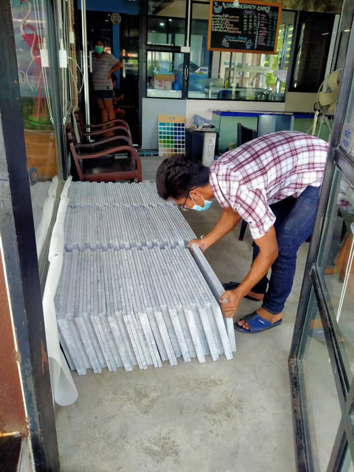 หินธรรมชาติ White Cloudy 30*60