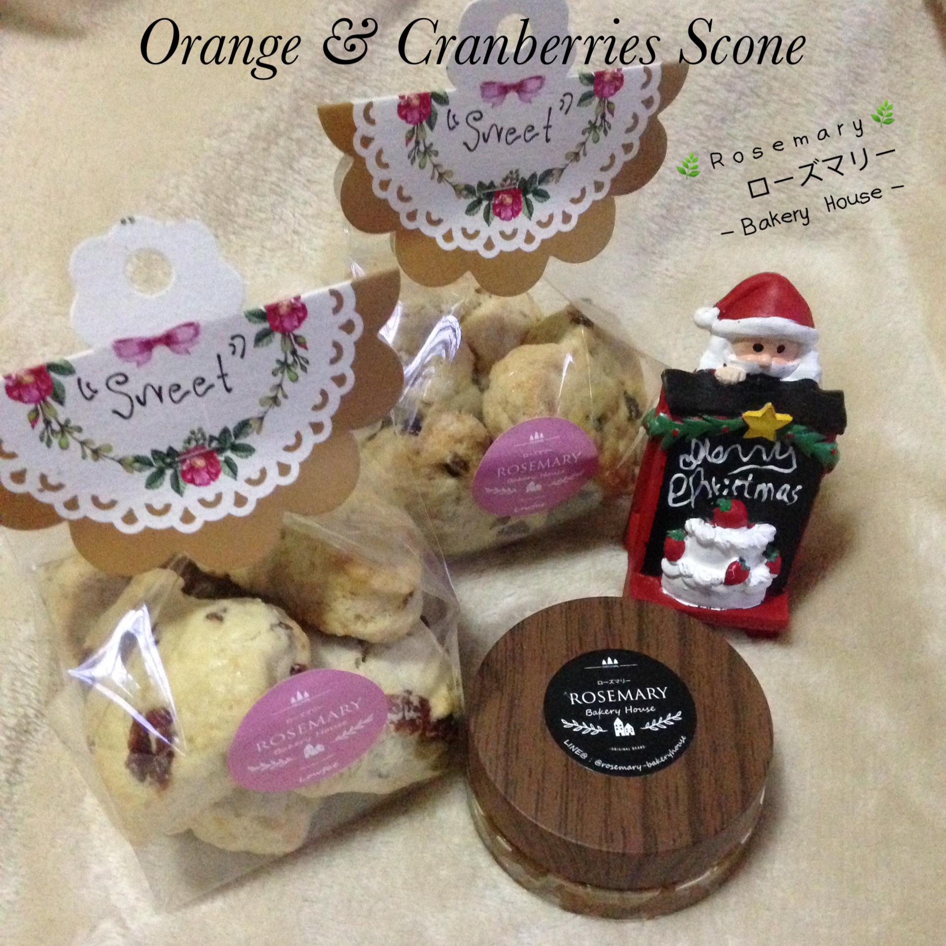 สโคนแครนเบอร์รี่ 🌿 Cranberries Scone🌿