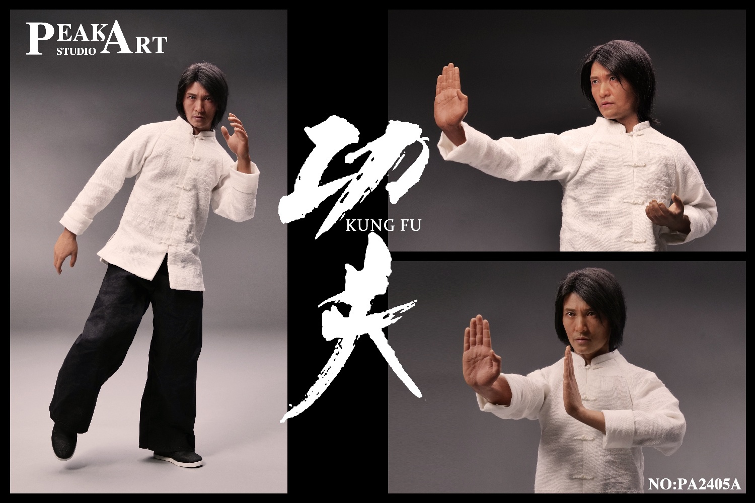 PEAKART STUDIO PA2405A Silicone Movable Series Customized Version Kung Fu (Kung Fu Master Edition)