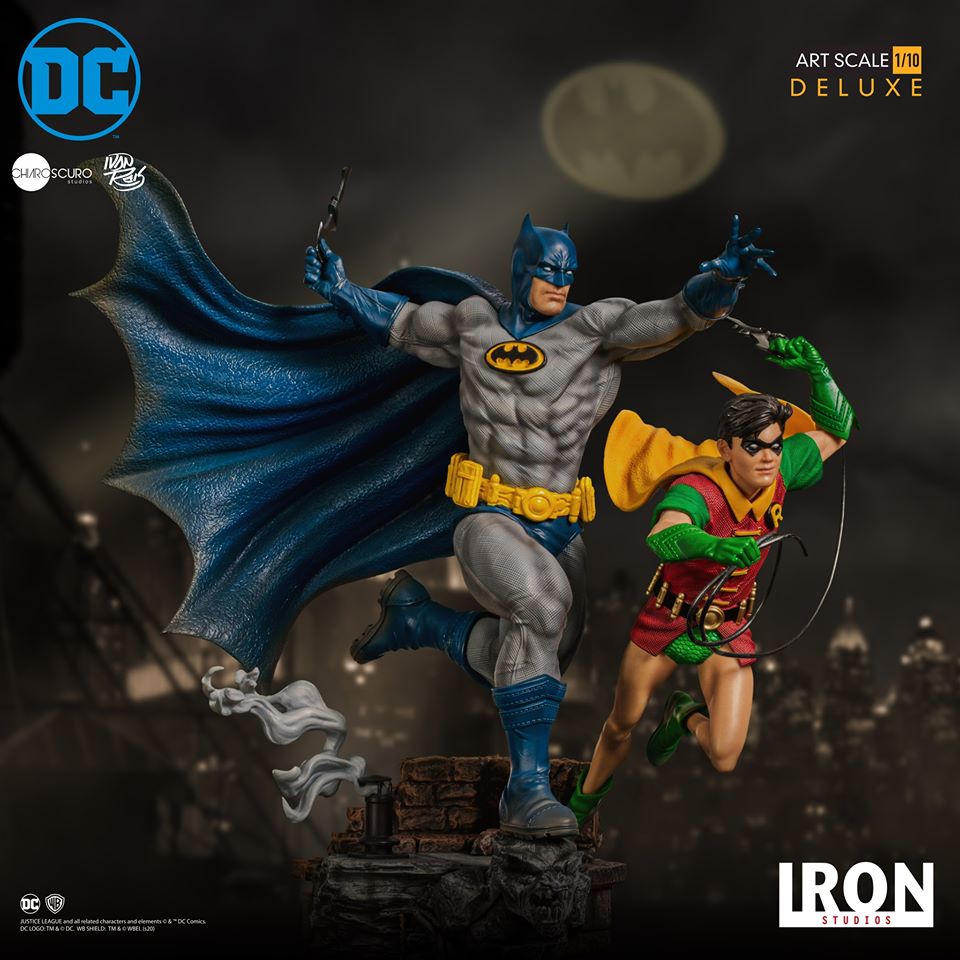 Iron Studios Deluxe Art Scale 1/10 DC Comics - Batman & Robin