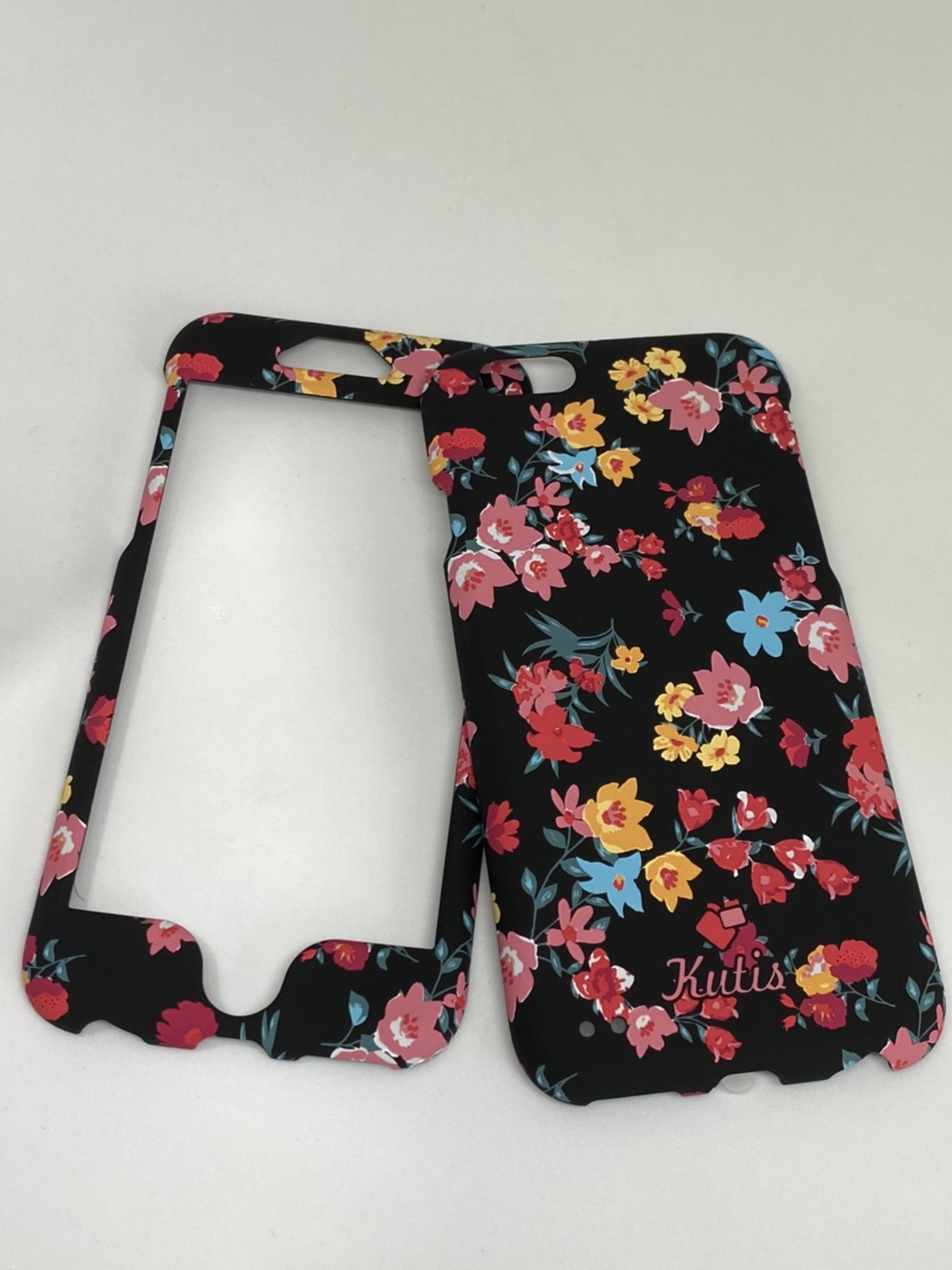 เคสคูทิส(Kutis)เคสไอโฟน6,6S(ลายดอกไม้หลากสี)มาใหม่ เคสประกบหน้า-หลัง เคสเรืองแสง เคสลายวินเทจ ร้านSuperhero Klongthom