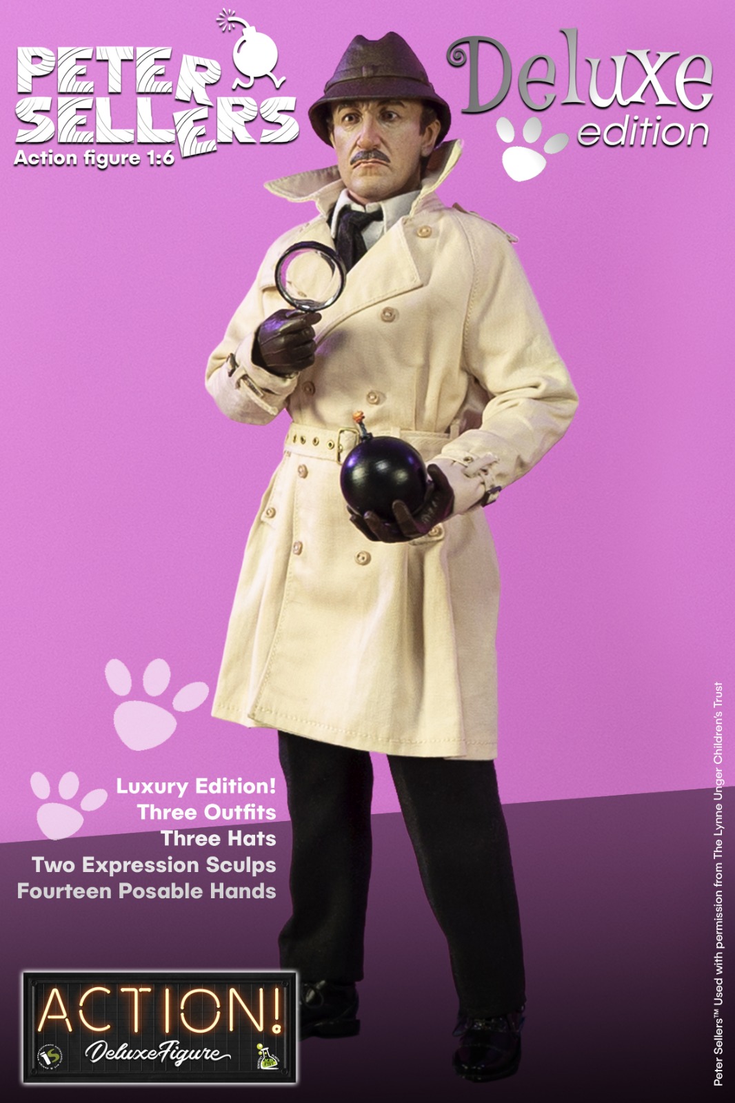 Infinite Statue X Kaustic Plastik 76940 Peter Sellers (L'Inspecteur Edition)