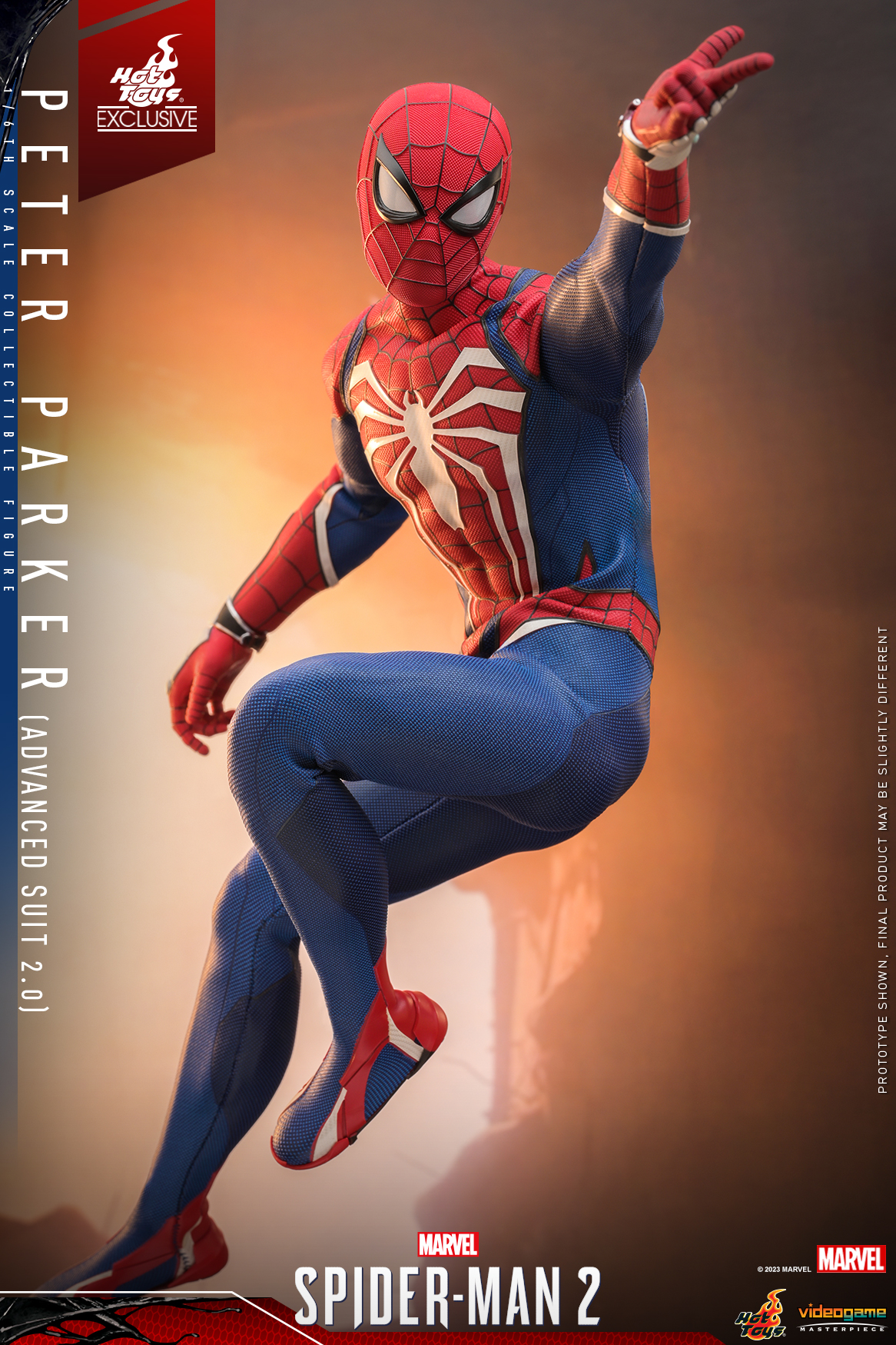 Hot Toys VGM54 1/6 Marvel's Spider-Man 2 - Peter Parker (Advanced Suit 2.0)