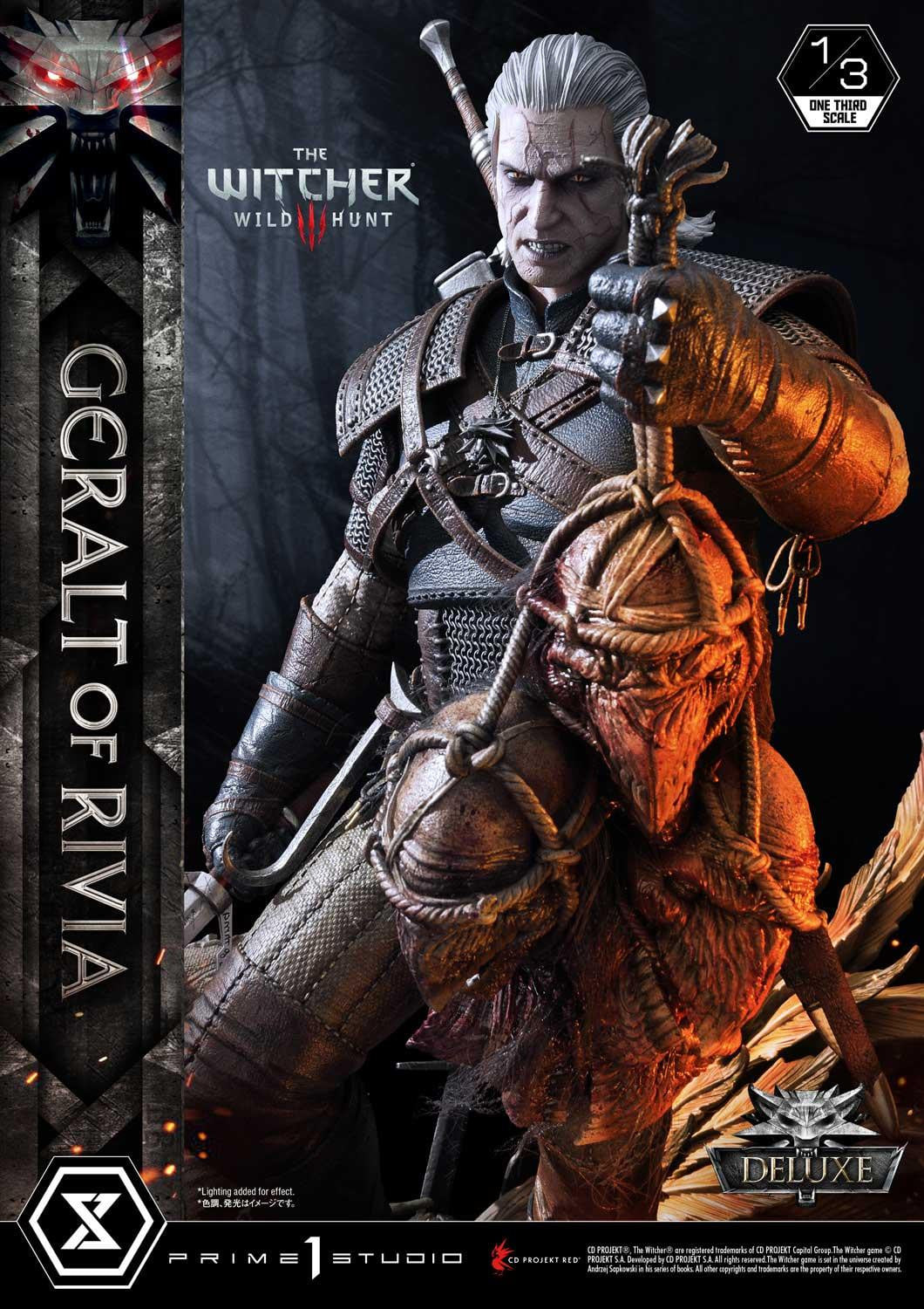 Prime 1 Studio MMW3-01DX 1/3 The Witcher 3: Wild Hunt - Geralt of Rivia (Deluxe)