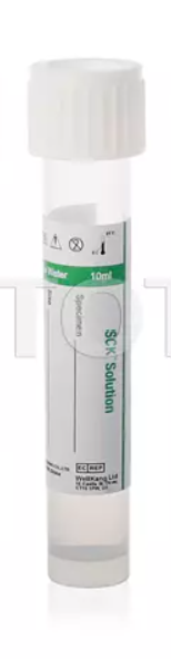 ชุดเก็บตัวอย่างเชื้อ Buffered Peptone Water พร้อมก้านสำลีติดฝา Citoswab 10ml (50ก้าน/pkg)