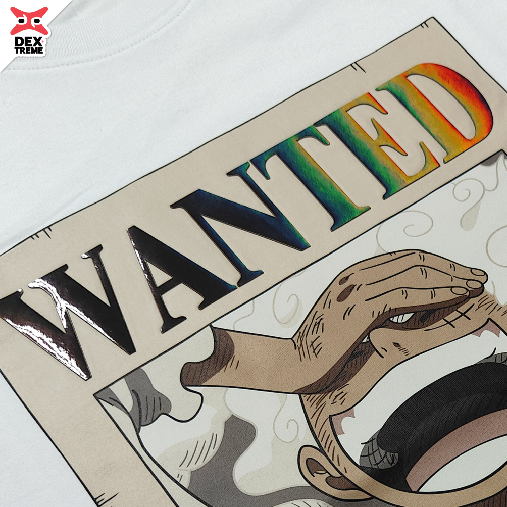 เสื้อวันพีซ One Piece Wanted Luffy
