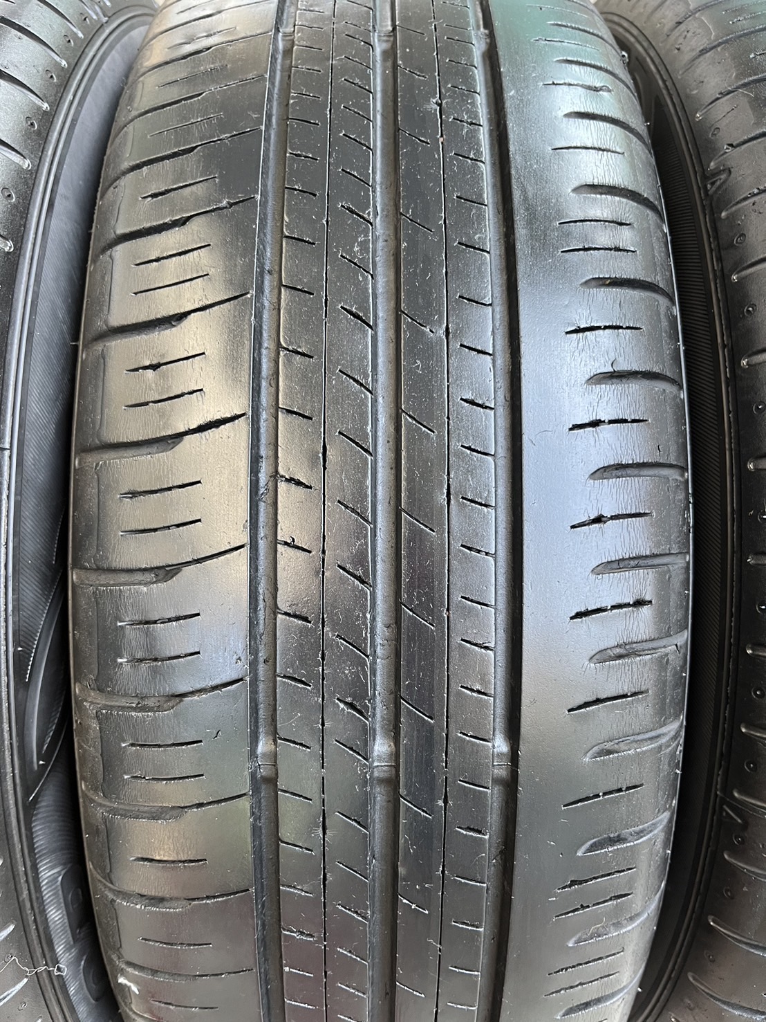 ✨ล้อแม็ก✨Toyota Yaris Ativ รุ่นใหม่ ขอบ 15 ดำหน้าเงา พร้อมยาง 185-60-15 Dunlop ปี 21