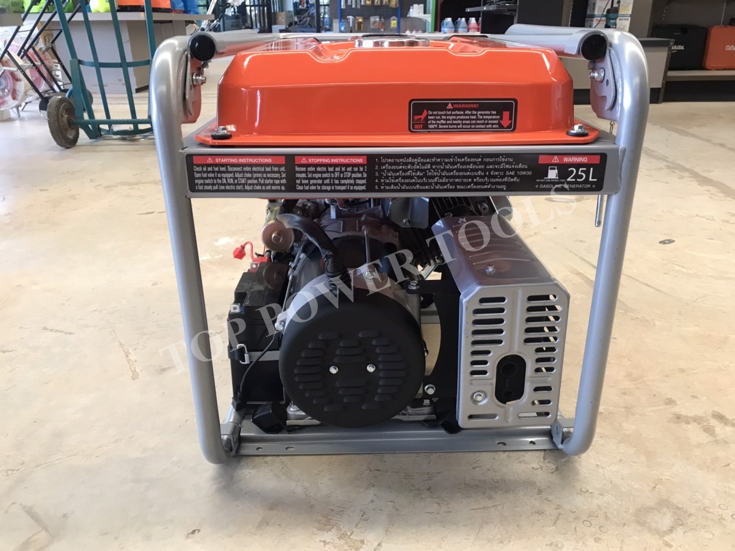 เครื่องปั่นไฟเบนซิน KT-GEN-7500 6,500W. KANTO สตาร์ทกุญแจไฟฟ้า