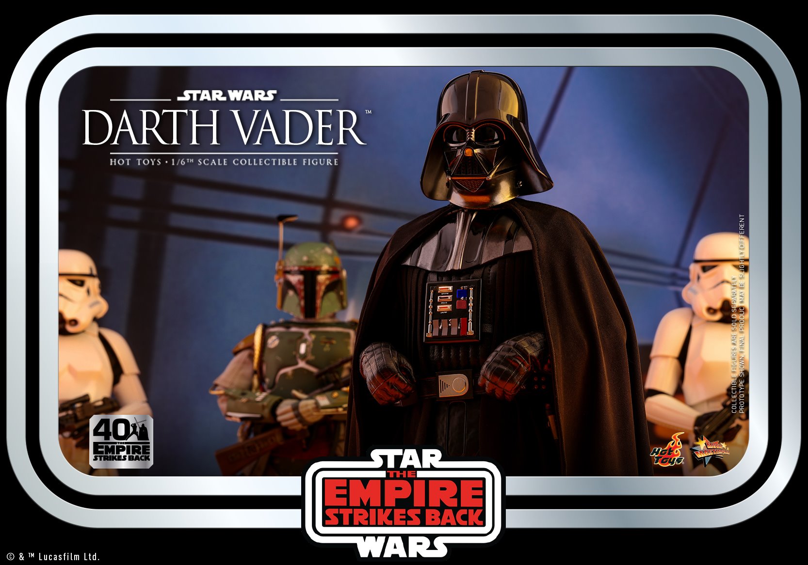 Hot Toys MMS572 Star Wars The Empire Strikes Back™ 1/6 Darth Vader™ (The Empire Strikes Back 40th Anniversary Collection)