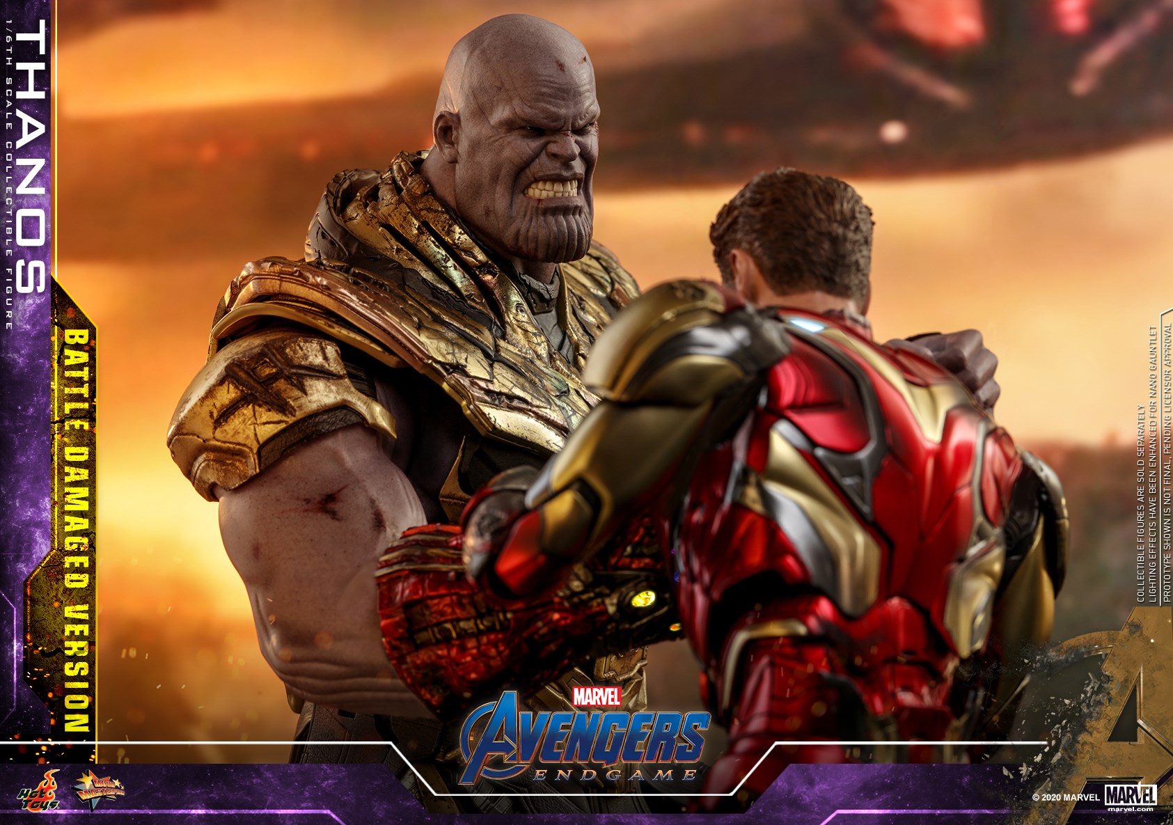 Hot Toys MMS564 Avengers: Endgame - Thanos (Battle Damaged Version)