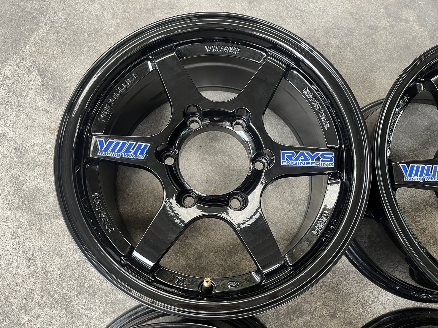 ✨ล้อแม็ก✨6รู139 TE37 DRIFT ขอบ 15 สีดำ💖สวยมาก💖