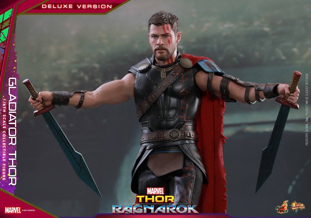 Hot Toys MMS445 THOR RAGNAROK - GLADIATOR THOR (DELUXE VERSION)