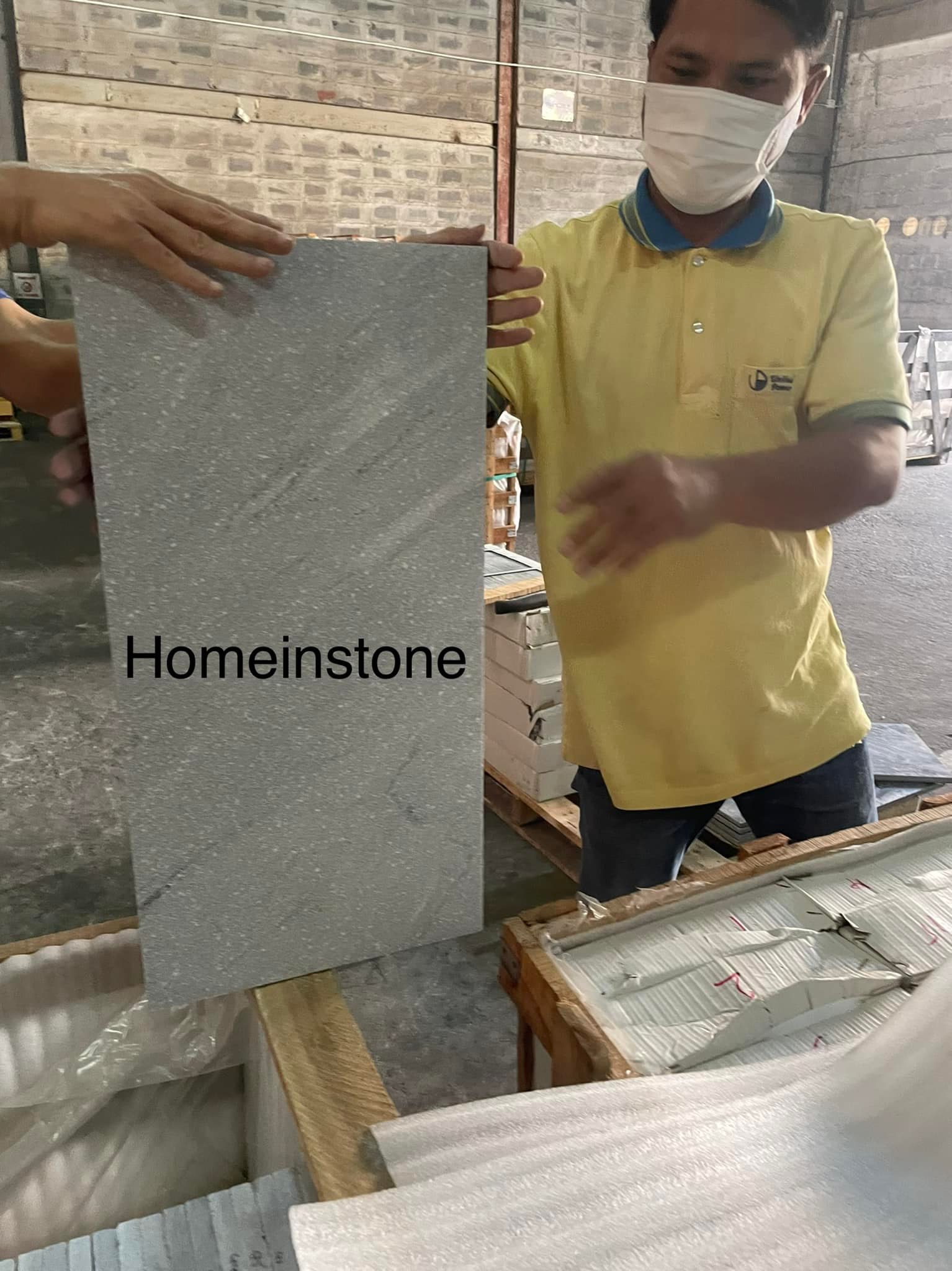 หินธรรมชาติ แผ่นสวย พร้อมส่ง Crystal Black