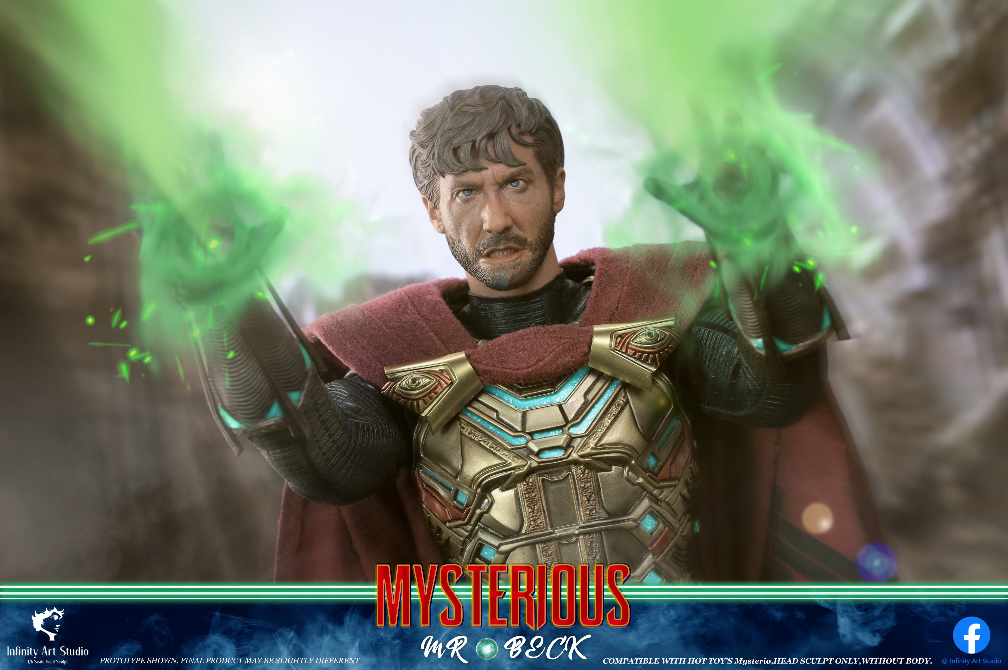 Infinity Art Studio (IAS) HS02 1/6 MR.Beck (Headsculpt Fighting Version)