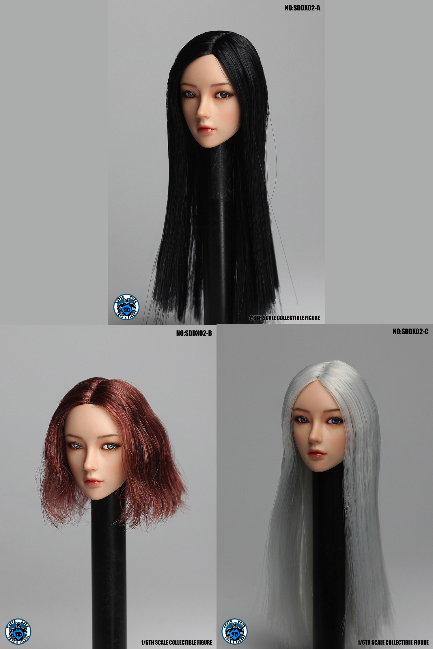 SUPER DUCK SDDX02 Movable Female Headsculpt