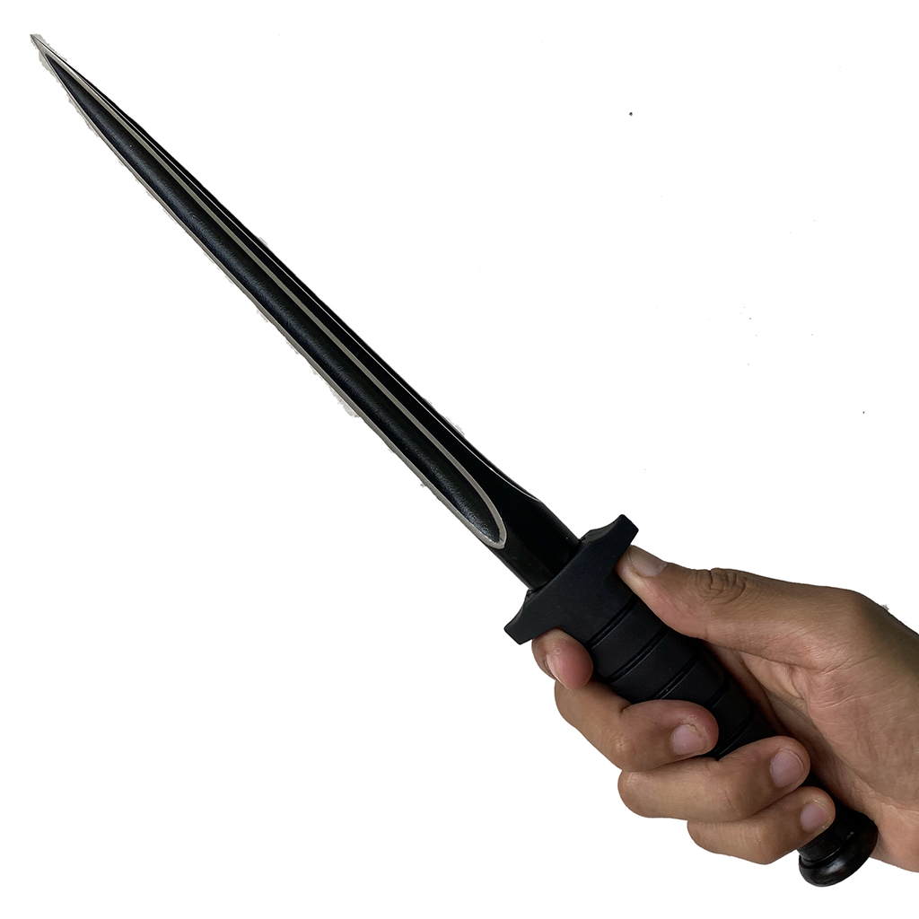 มีดขูดชาร์ป เหล็กขูดชาร์ปขนาด 13.6 นิ้ว (34.5 ซม.) ด้ามโพลีเมอร์ พร้อมซองหนังร้อยเข็มขัดสำหรับเก็บ