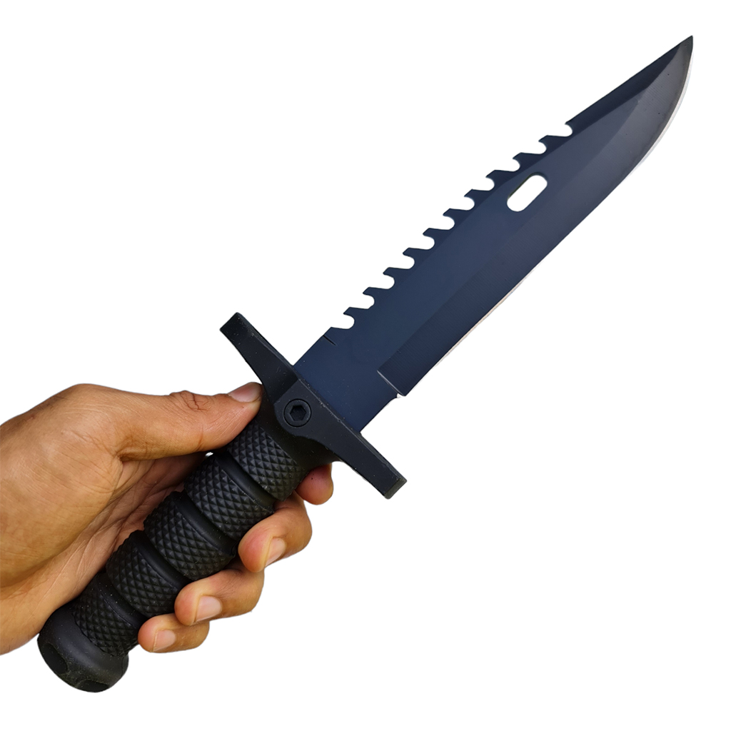 มีดพก มีดเดินป่า มีดใบตาย Columbia 1378A พร้อมปลอกมีดพลาสติก ABS สำหรับเก็บมีด