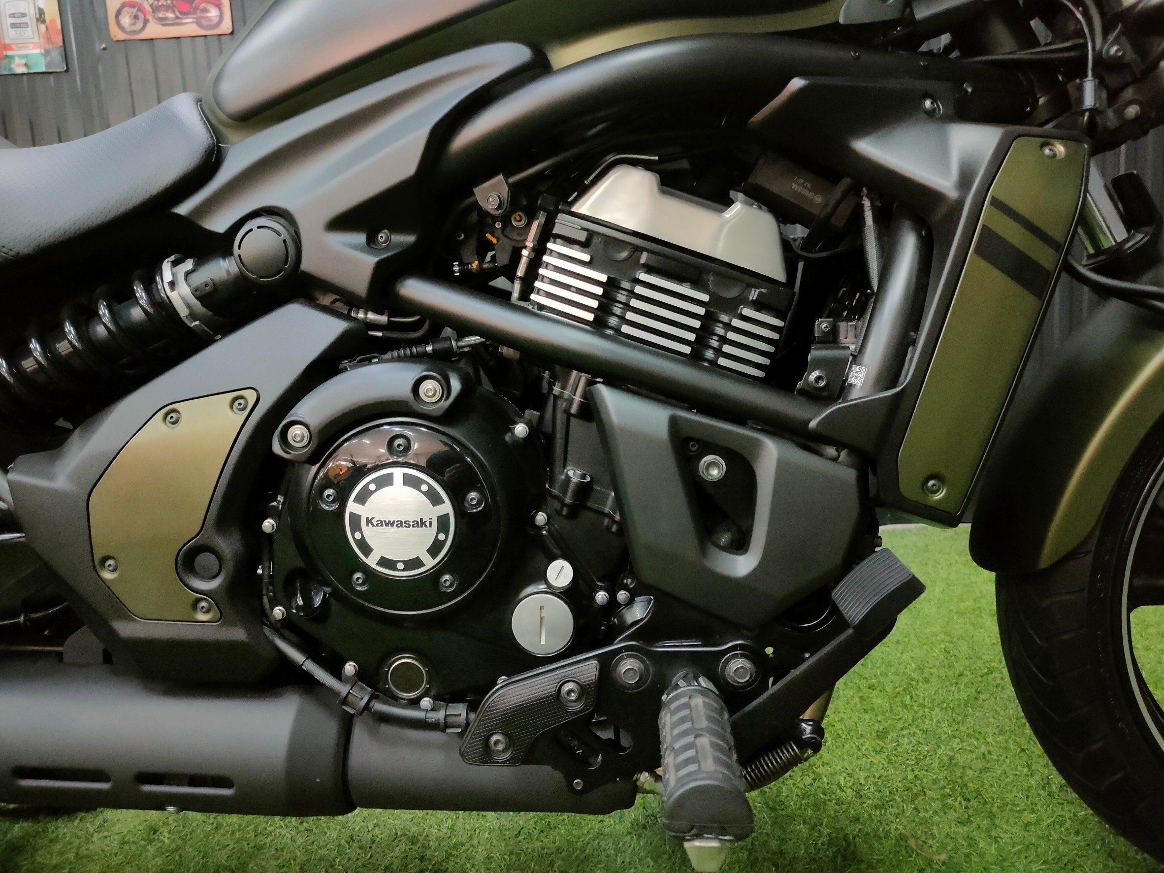 สวยสุดตั้งแต่ขายรุ่นนี้มาแล้ว ⁉️ Vulcan650s ABS ปลายปี2019 "นางฟ้ามือเดียว" สีทหารมาดเข้ม