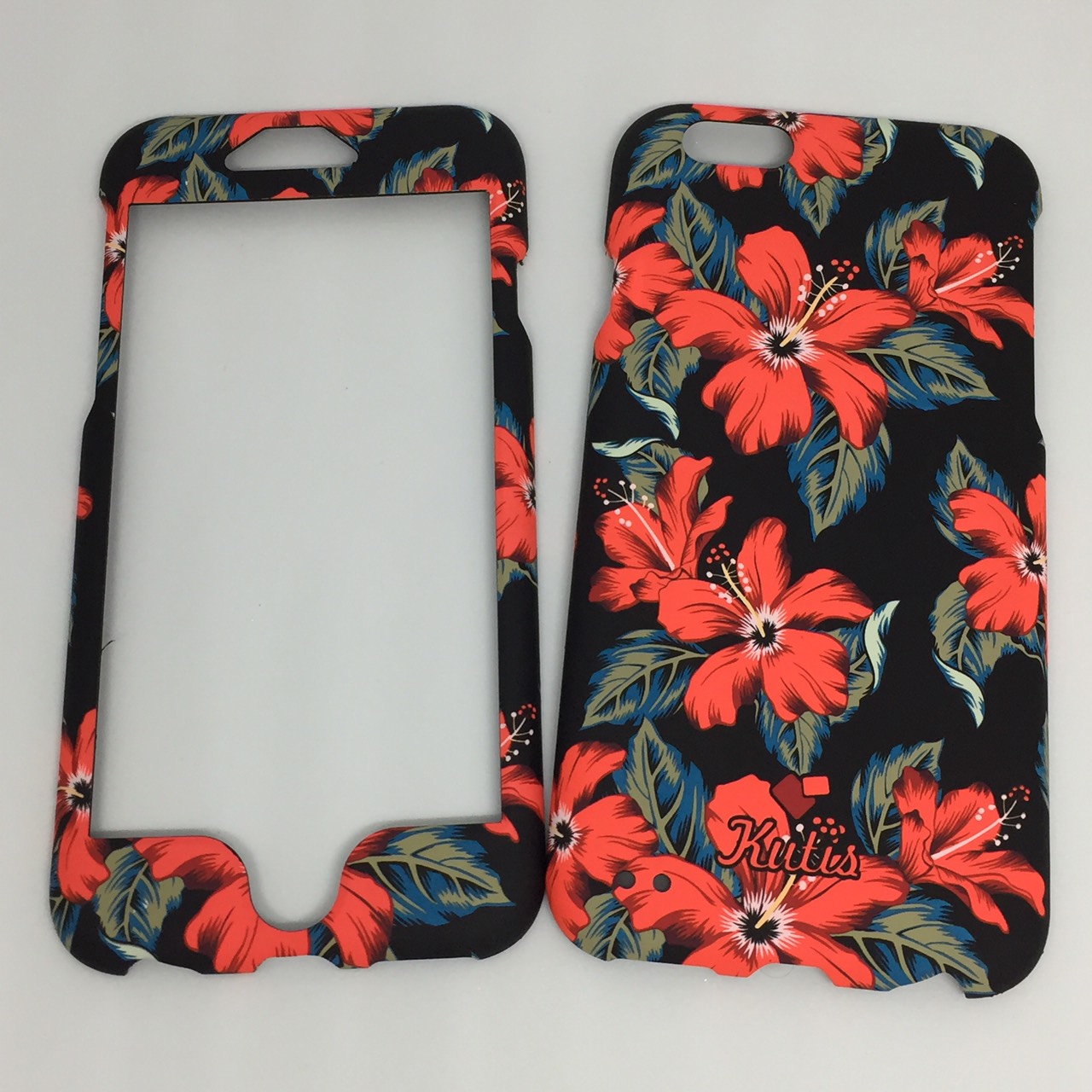 เคสคูทิส (Kutis) ไอโฟน6,6S (ลายดอกชบา)มาใหม่