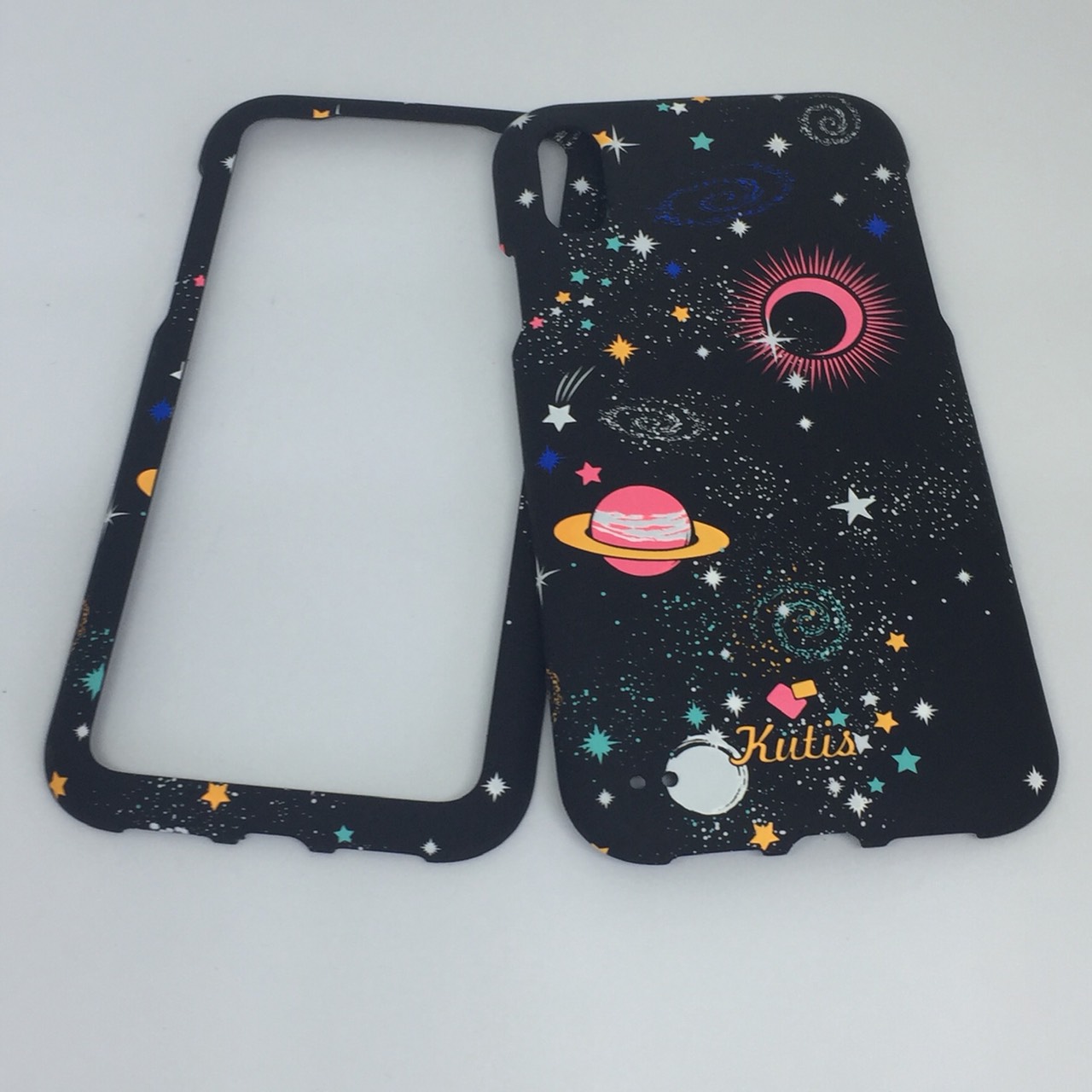 เคสคูทิสKutisไอโฟนXR(ลายอวกาศ)มาใหม่ เคสประกบหน้า-หลัง เคสเรืองแสง เคสลายวินเทจ ร้านSuperhero Klongthom