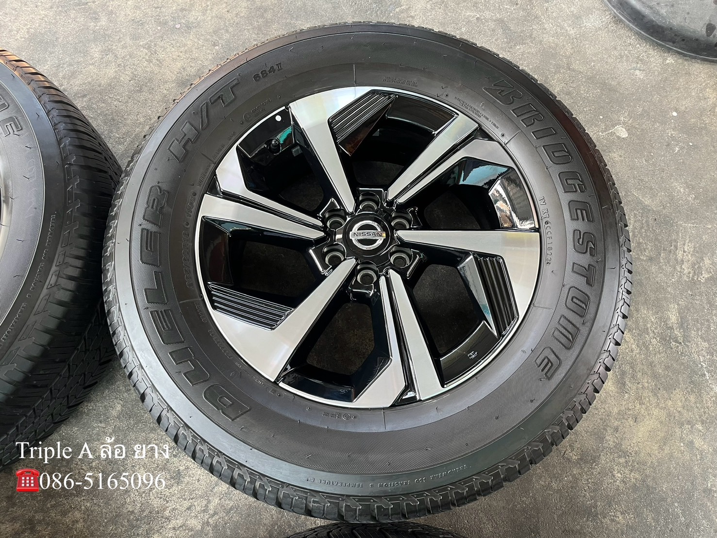 ✨ล้อแม็กป้ายแดง 6รู114✨Nissan Terra รุ่นใหม่ล่าสุด ขอบ 18 พร้อมยาง 265-60-18 Bridgestone ปี 23💖สวยกริ๊บ💖