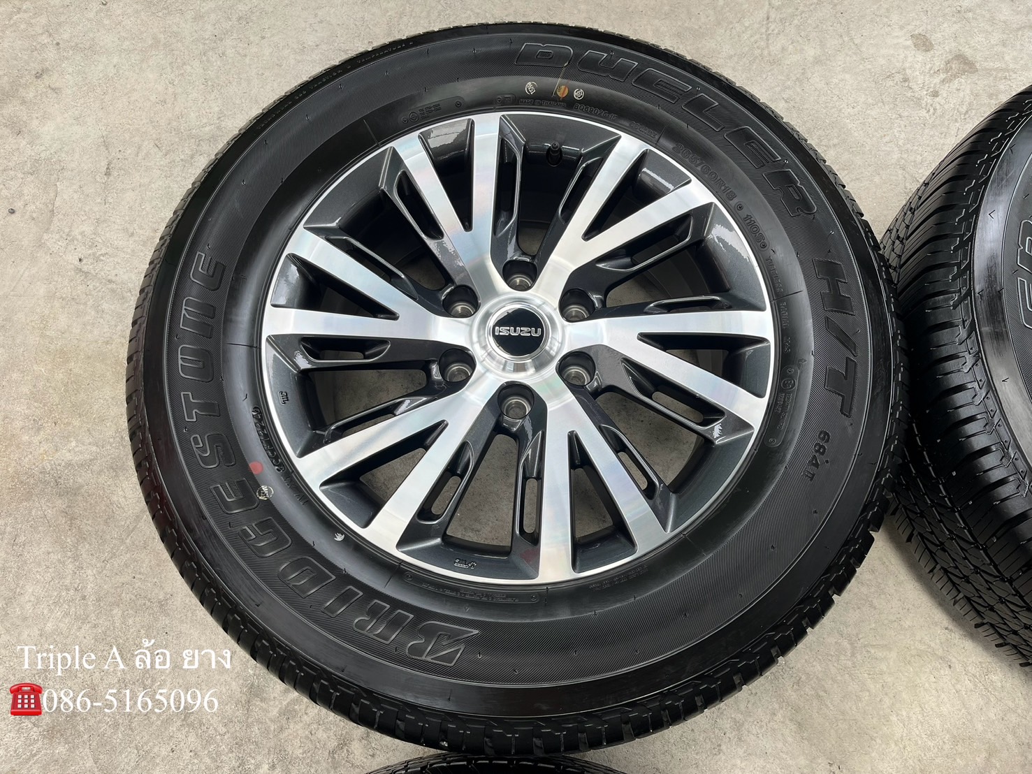 ♨ปี 24♨✨ล้อแม็กพร้อมยางน้องๆป้ายแดง✨ISUZU D-Max รุ่นใหม่ล่าสุด ขอบ 18 ดำหน้าเงา💖