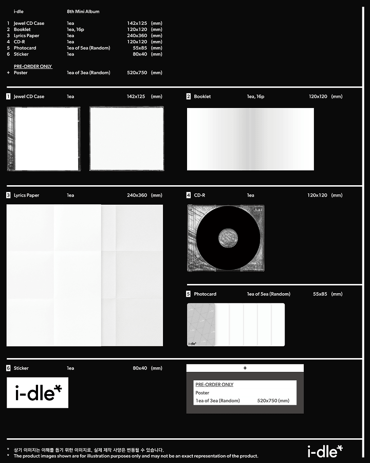 [PRE] (❌ไม่มีของแถม) i-dle (아이들) 8th Mini Album
