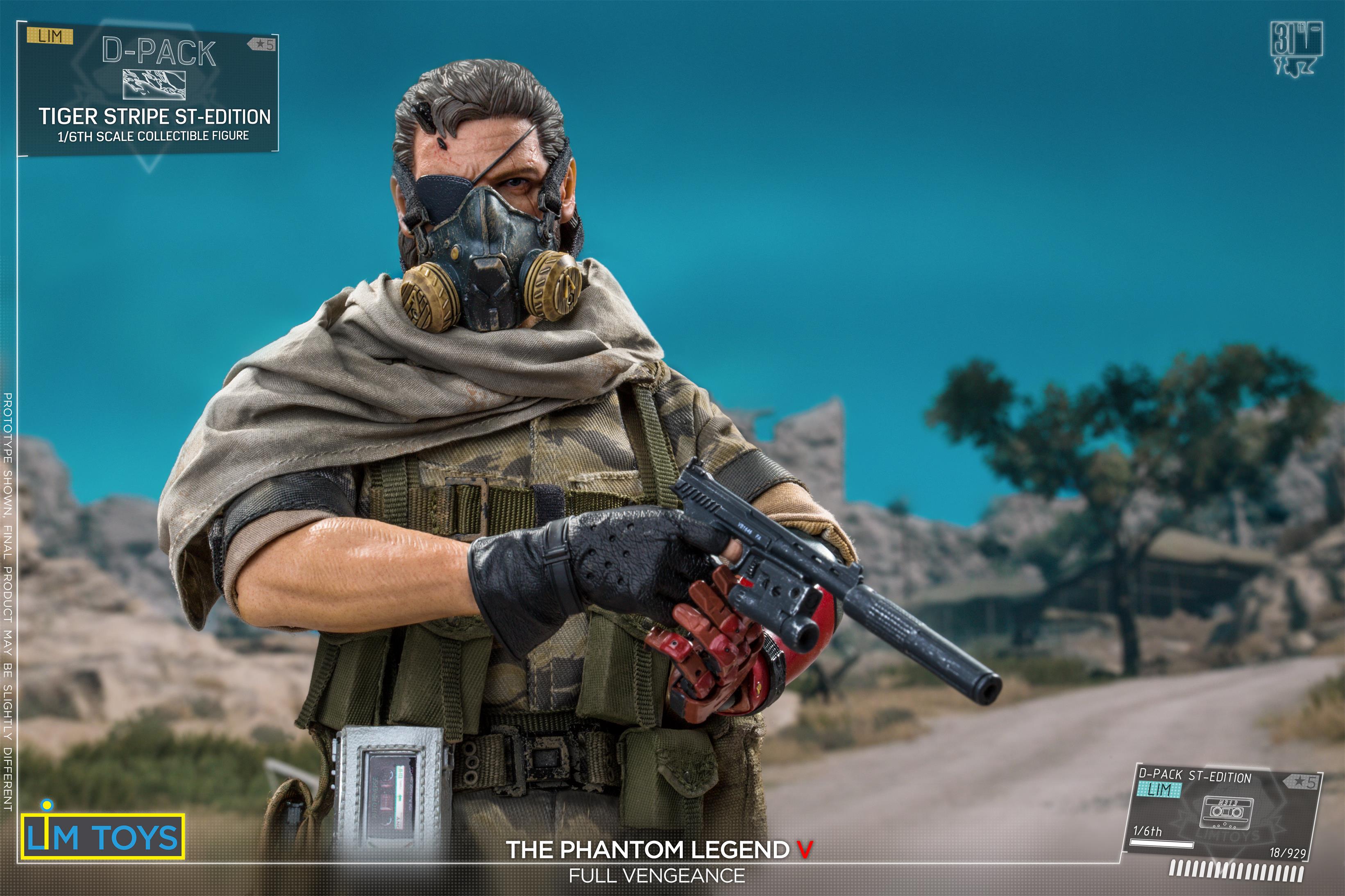 LIM TOYS 004 THE PHANTOM LEGEND V : FULL VENGEANCE - D-PACK 1/6 TIGER STRIPE ST-EDITION