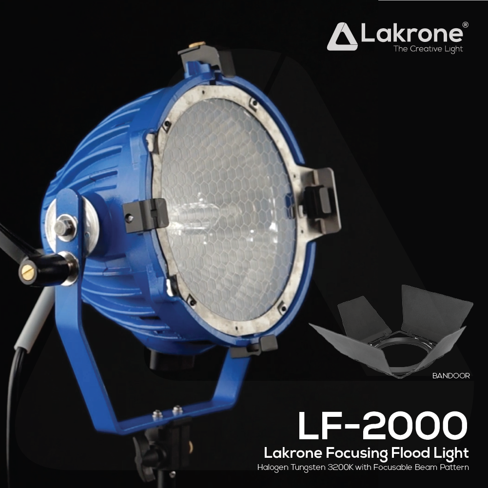 LF-2000 ไฟถ่ายหนังส่องสว่าง 2000 วัตต์ Lakrone Focusing Flood Light ปรับโฟกัส ปรับแสงได้