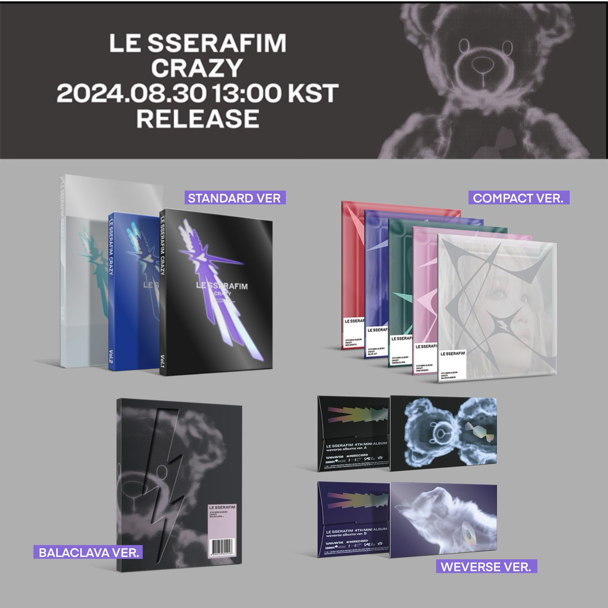 PRE] LE SSERAFIM - 4th Mini Album CRAZY