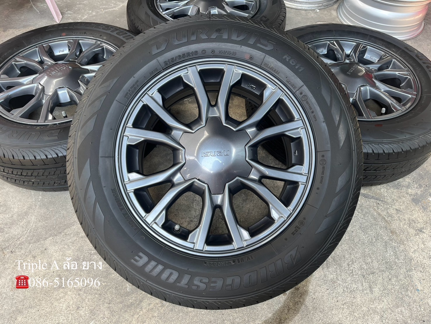 ✨ล้อแม็ก✨ISUZU X-Series ขอบ 16 พร้อมยาง 215-65-16 Bridgestone♨ปี 21♨