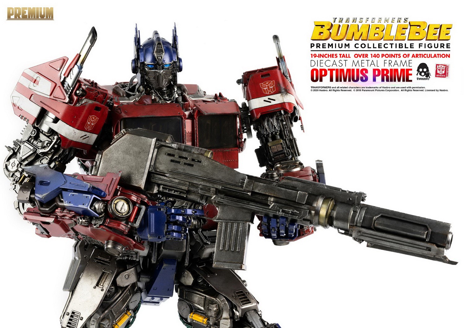 threezero 3Z0162 Transformers: BumbleBee - PREMIUM Optimus Prime