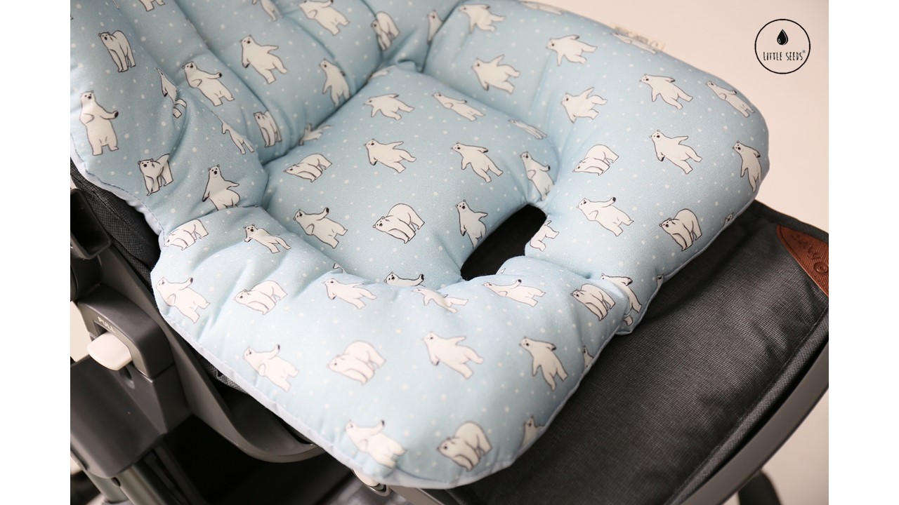 LITTLE SEEDS (ลิตเติ้ลซี๊ด) Stroller inner seat เบาะรองนั่งสำหรับรถเข็น คาร์ซีท และเก้าอี้โยก