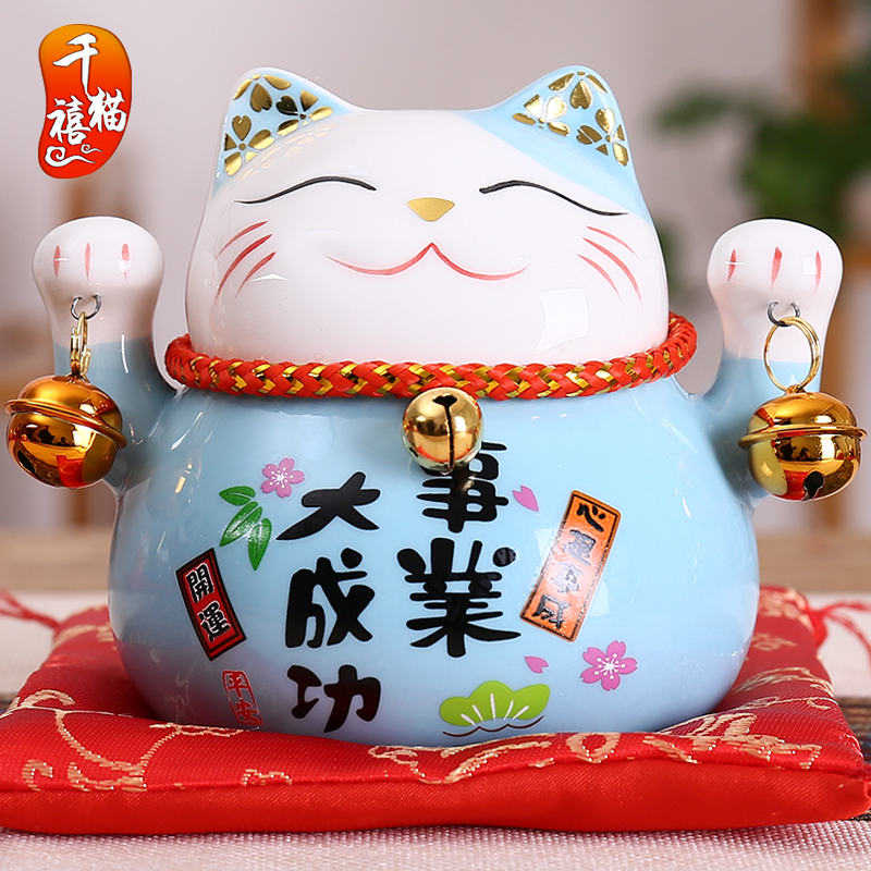 Lucky Cat Decoration ตุ๊กตาของขวัญ พร้อมกล่อง/ขนาด 4.5 นิ้ว