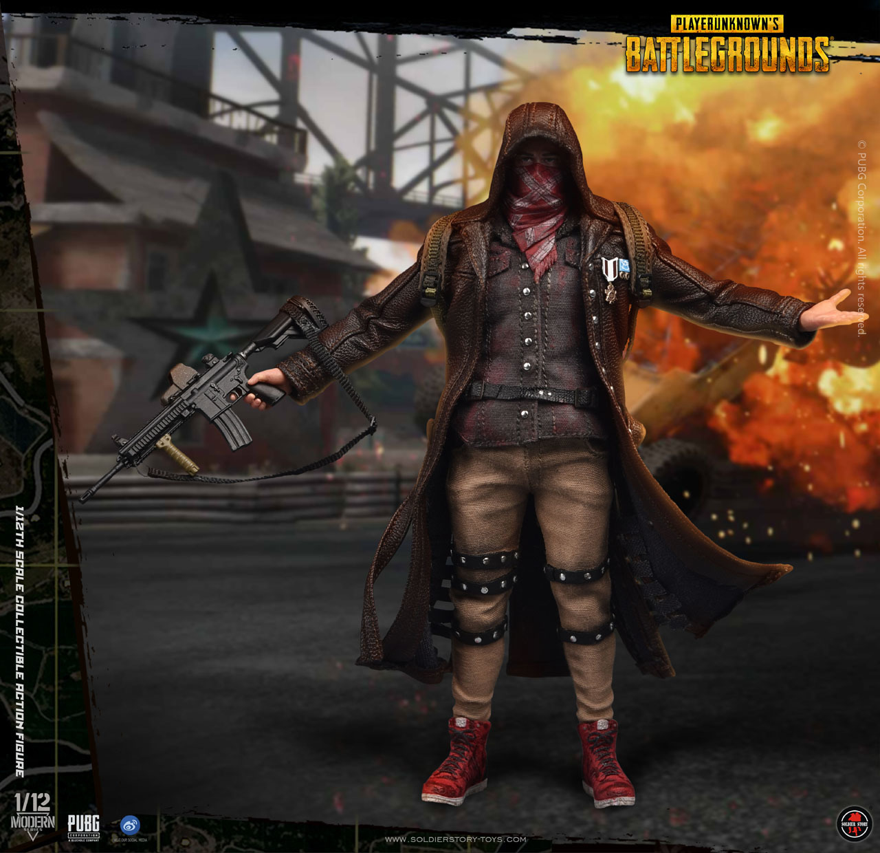 Soldier Story SSG-002 1/12 PUBG Battlegrounds Trenchcoat