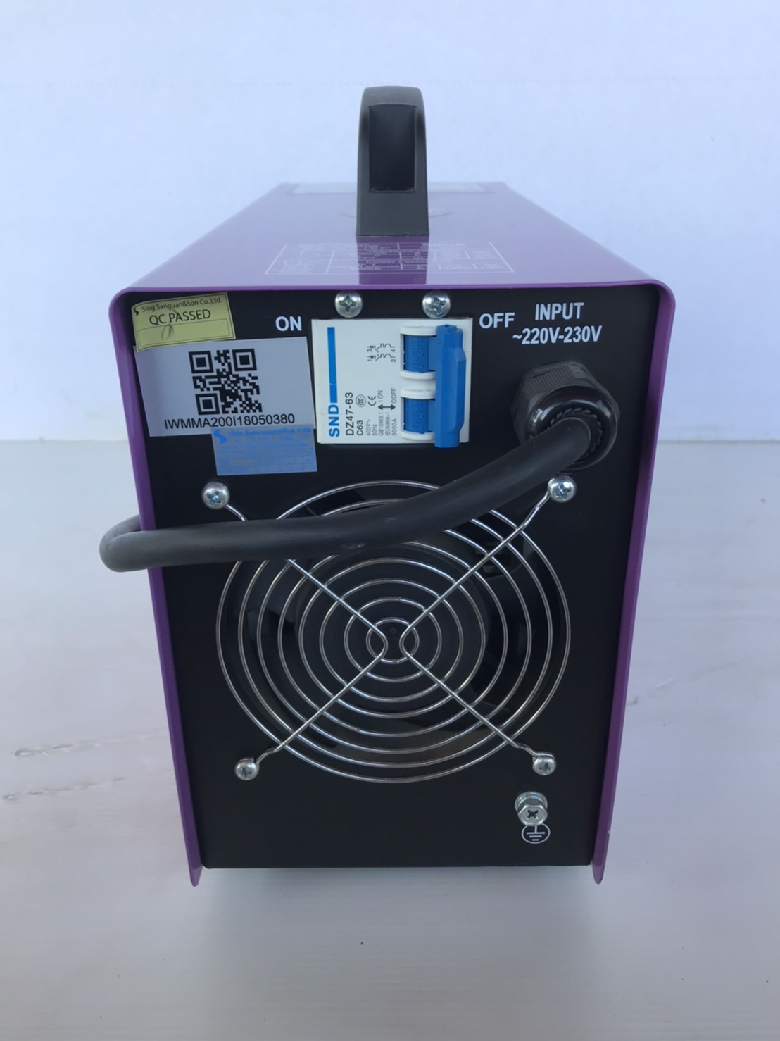 ตู้เชื่อมอินเวอร์เตอร์ MMA200I I-WELD(ฟรีค่าจัดส่ง)