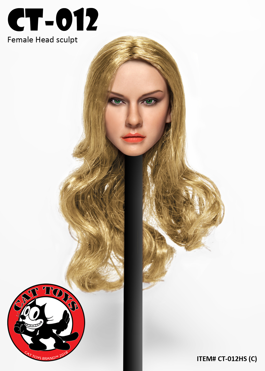 Cat toys CT012HS-C Blonde Female head sculpts