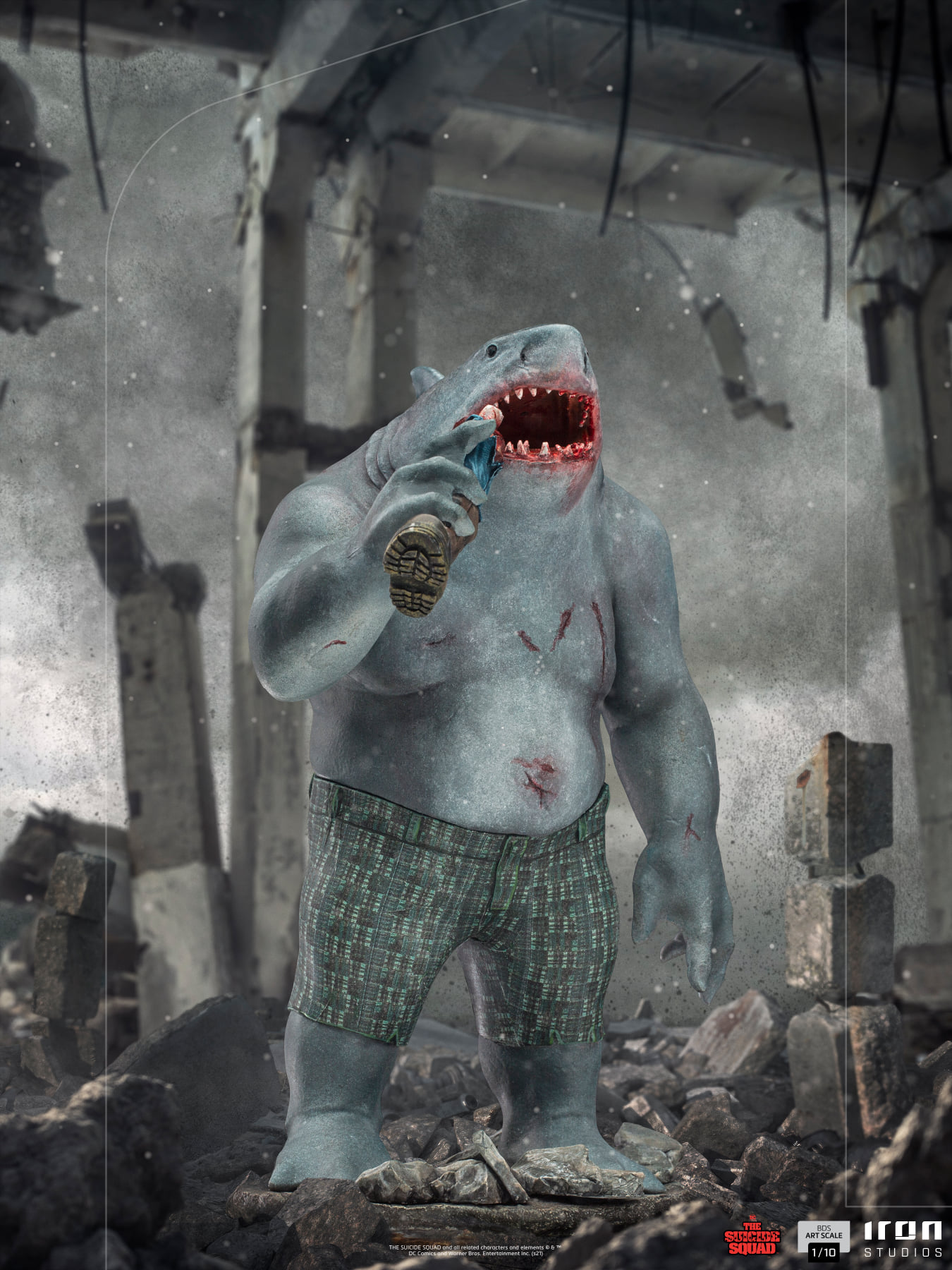 Iron Studios BDS Art Scale 1/10 The Suicide Squad - King Shark