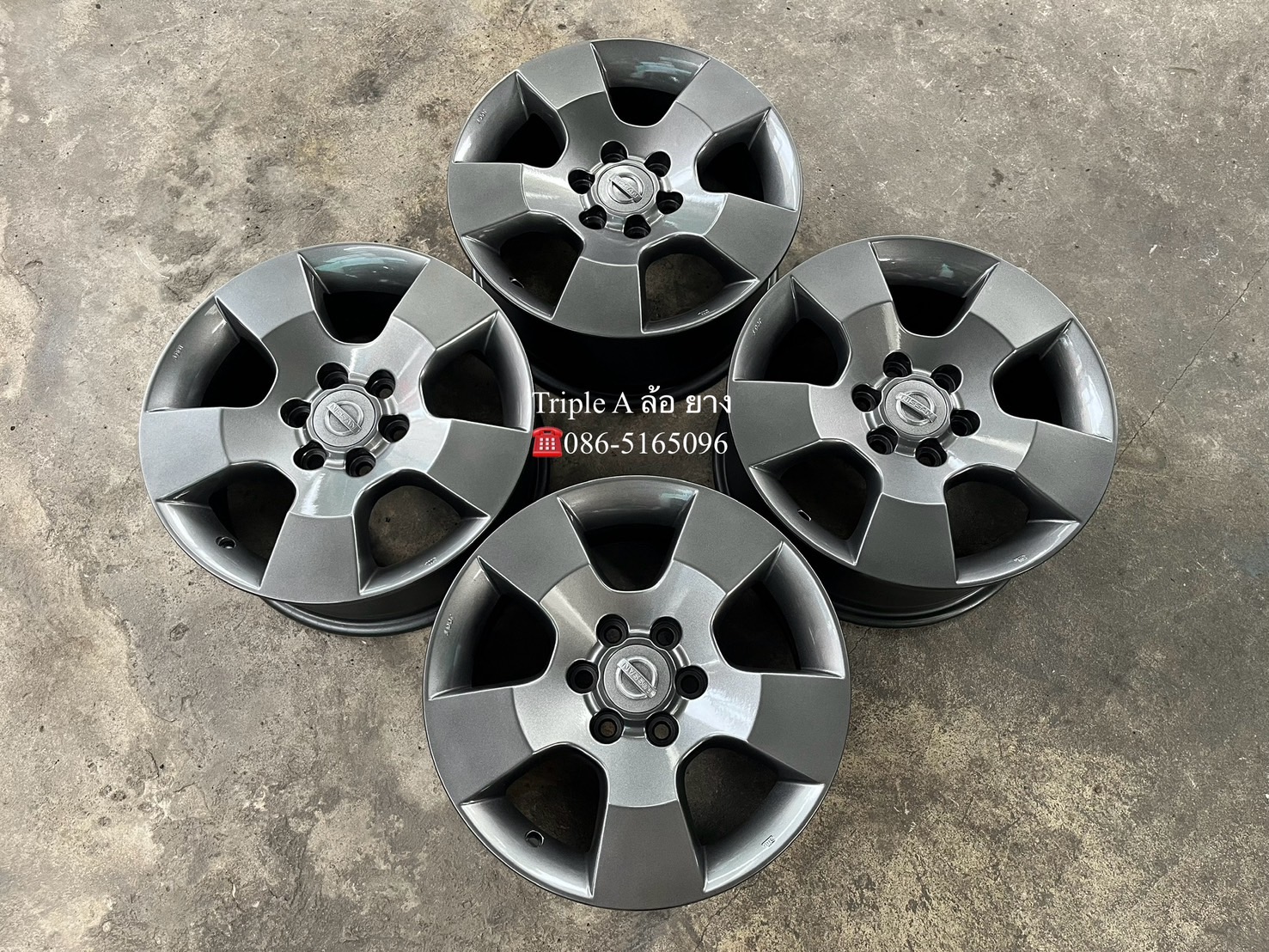 ✨ล้อแม็ก 6รู114✨Nissan Navara ขอบ 16 สีไฮเปอร์💖สวยกริ๊บ💖