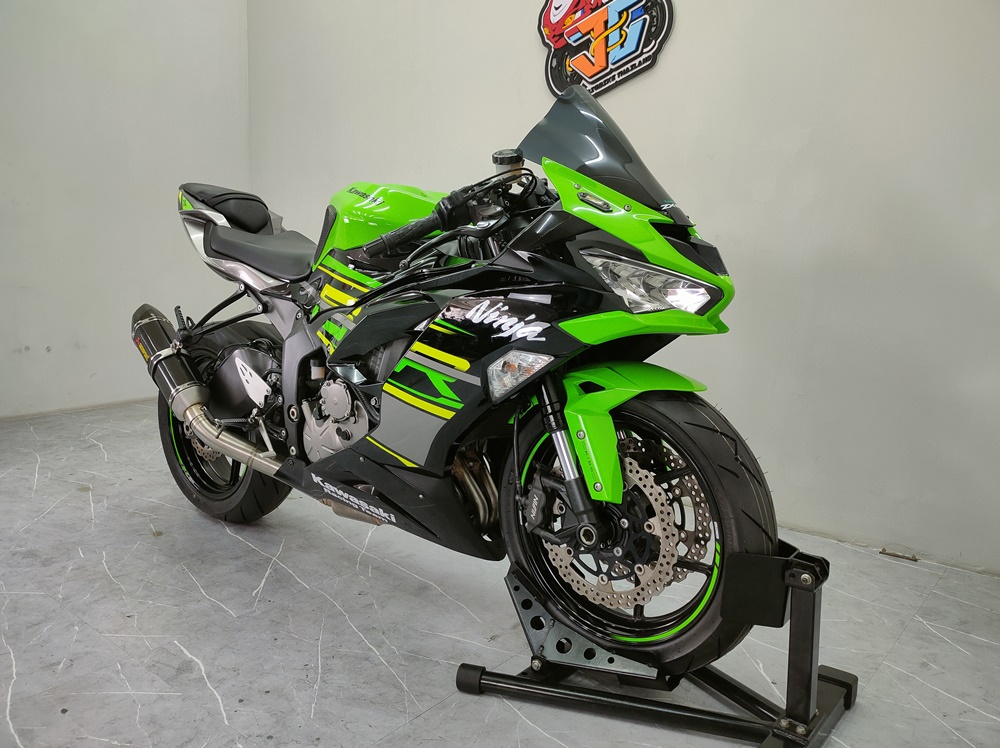 ขอแค่เครดิตปกติ...จัดไปใช้เงิน ⭕ บาท‼️ KAWASAKI ZX6R รถบ้านมือเดียว จดปี2020 ยางใหม่พร้อมใช้