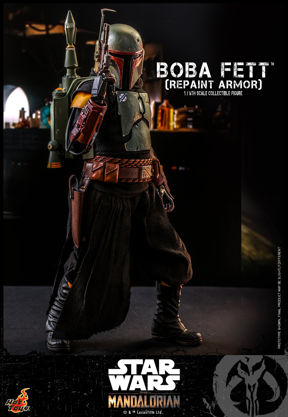 Hot Toys TMS055B 1/6 Star Wars: The Mandalorian™ - Boba Fett (Repaint Armor) Special Bonus