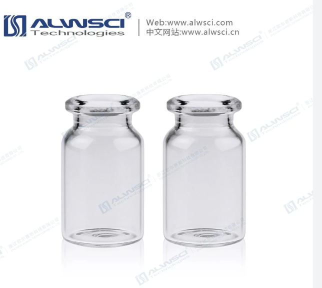 6ml Crimp Headspace Vial Clear Glass (100ชิ้น/แพ็ค)