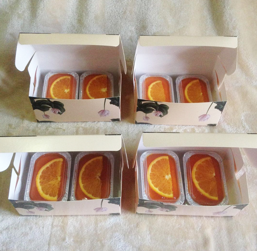 🍊 เค้กส้มแมนดาริน🍊 (แบบใส่กล่องฟรอย์) Mandarine Orange Cake (ราคาต่อชิ้น)