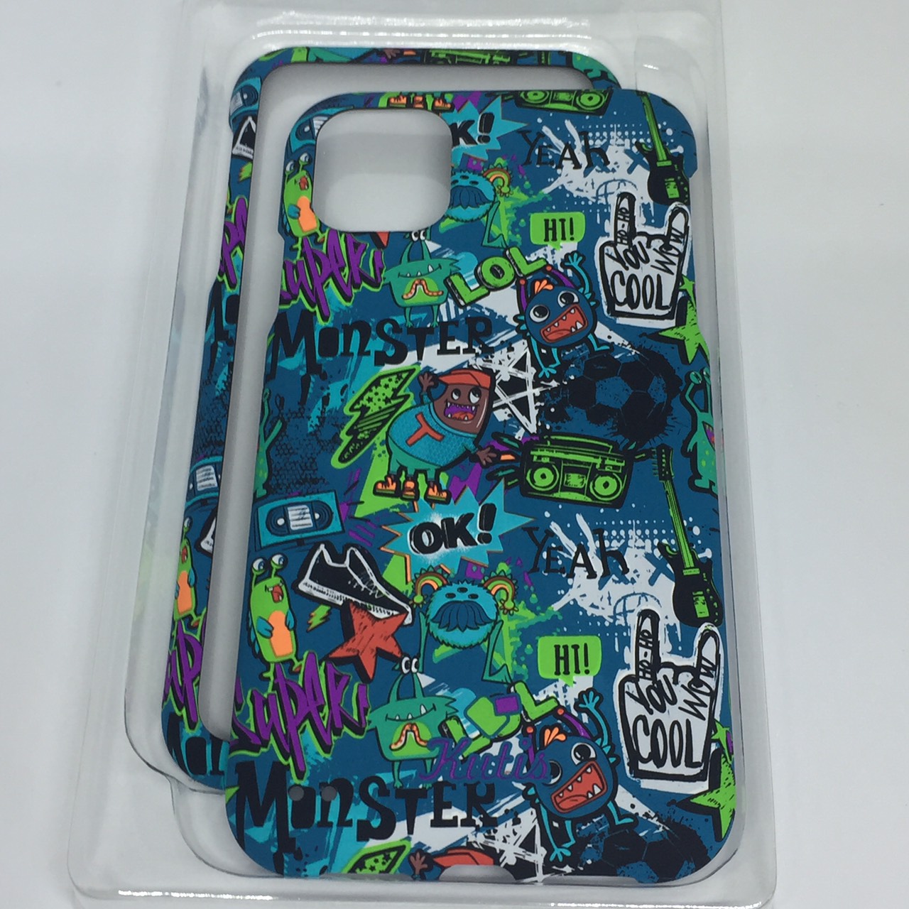 เคสคูทิสKutisไอโฟน11G(ลายMonster)มาใหม่ เคสประกบหน้า-หลัง เคสเรืองแสง เคสลายวินเทจ ร้านSuperhero KLongthom