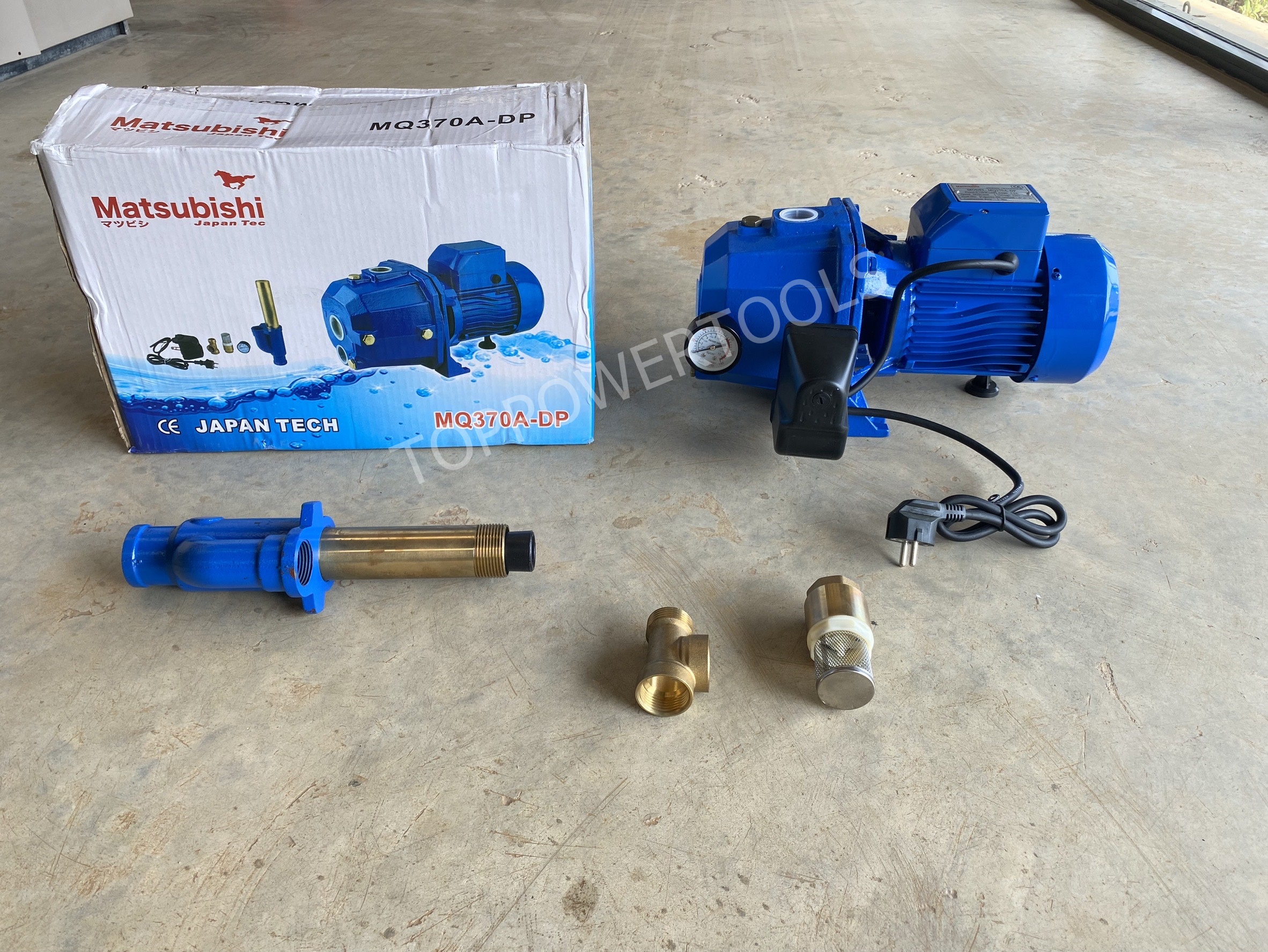 ปั๊มหอยโข่งเจ็ทคู่ AUTO MQ370A-DP 1"x1HP MATSUBISHI