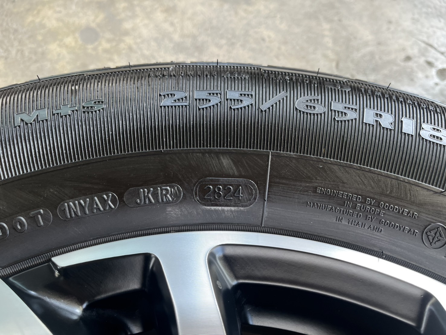 ✨ล้อแม็กพร้อมยางใหม่ป้ายแดง✨Ford Next-Gen Sport ขอบ 18 ดำหน้าเงา💖ใหม่กริ๊บ💖