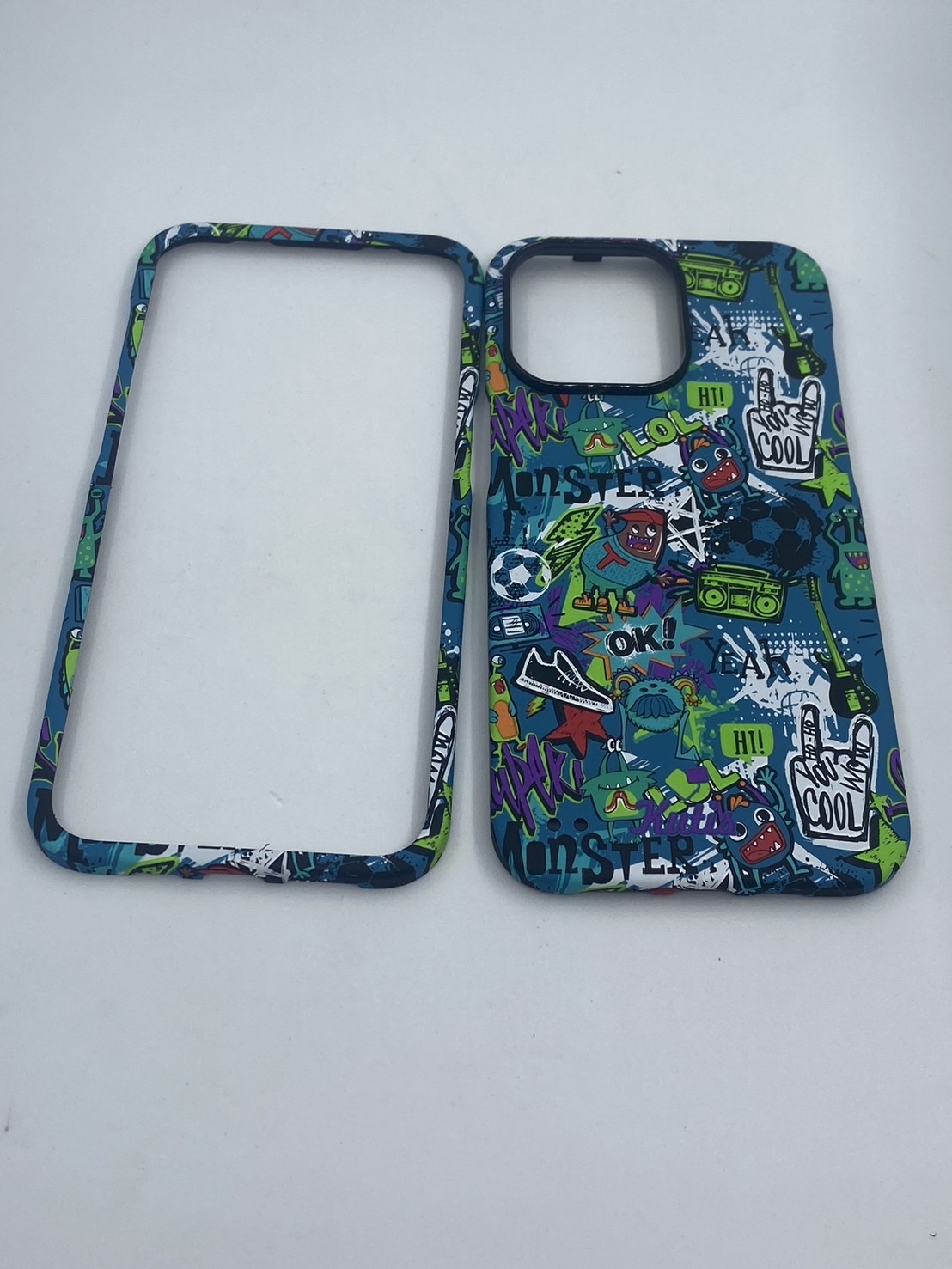 เคสคูทิส(Kutis)เคสไอโฟน15PROMAX(ลายMONSTER)มาใหม่ เคสประกบหน้า-หลัง เคสเรืองแสง เคสลายวินเทจ ร้านSuperhero Klongthom